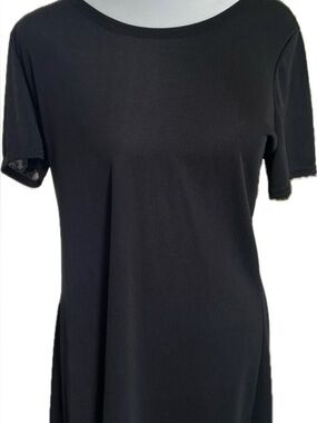 Dorothy Perkins Vintage Black Short Sleeve Swing Dress Purchased in London